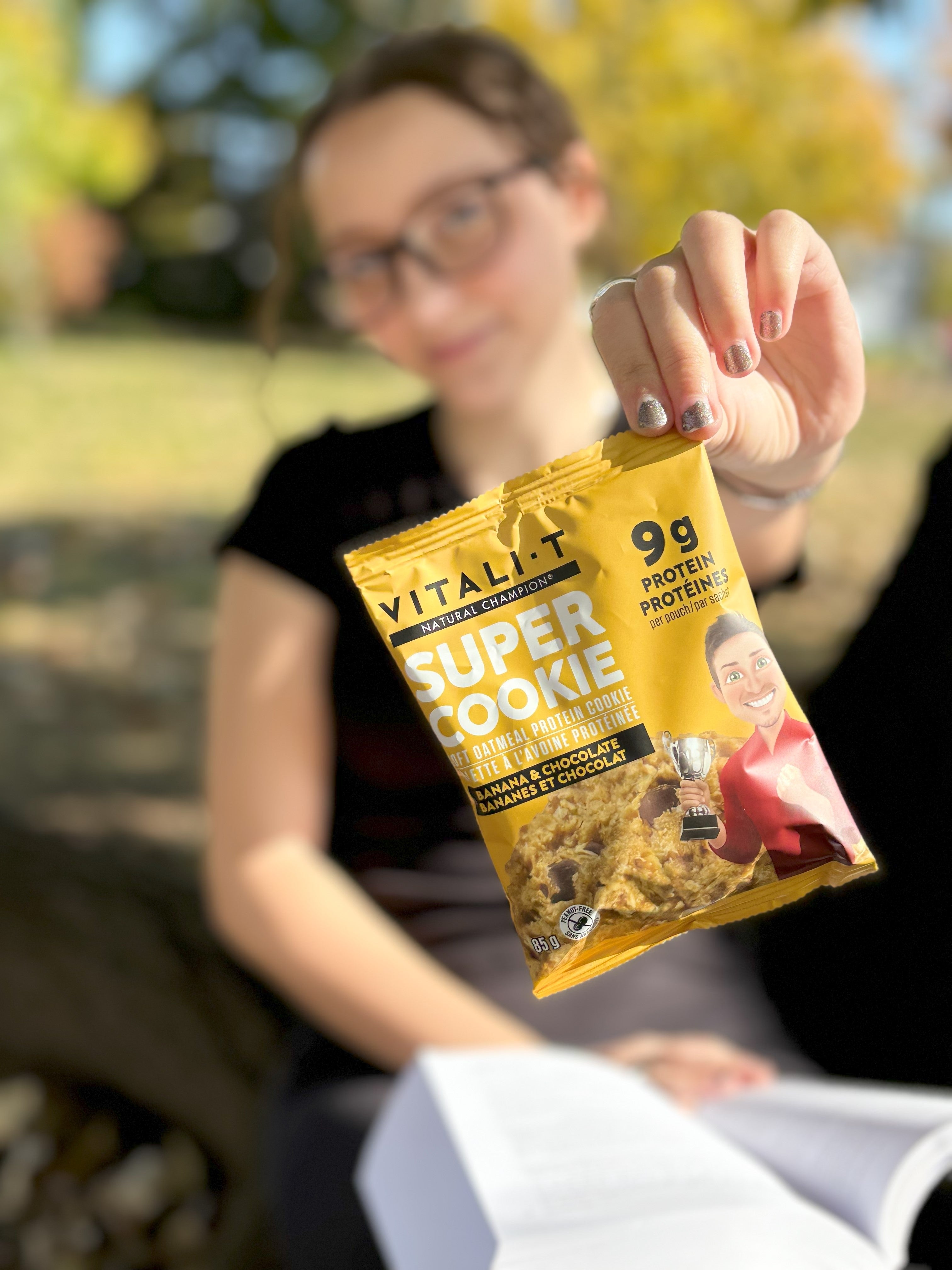 Collations à l'avoine bananes et chocolat - boîte de 12x85G - Vitali-T - Vitali-T Snacks/Collations
