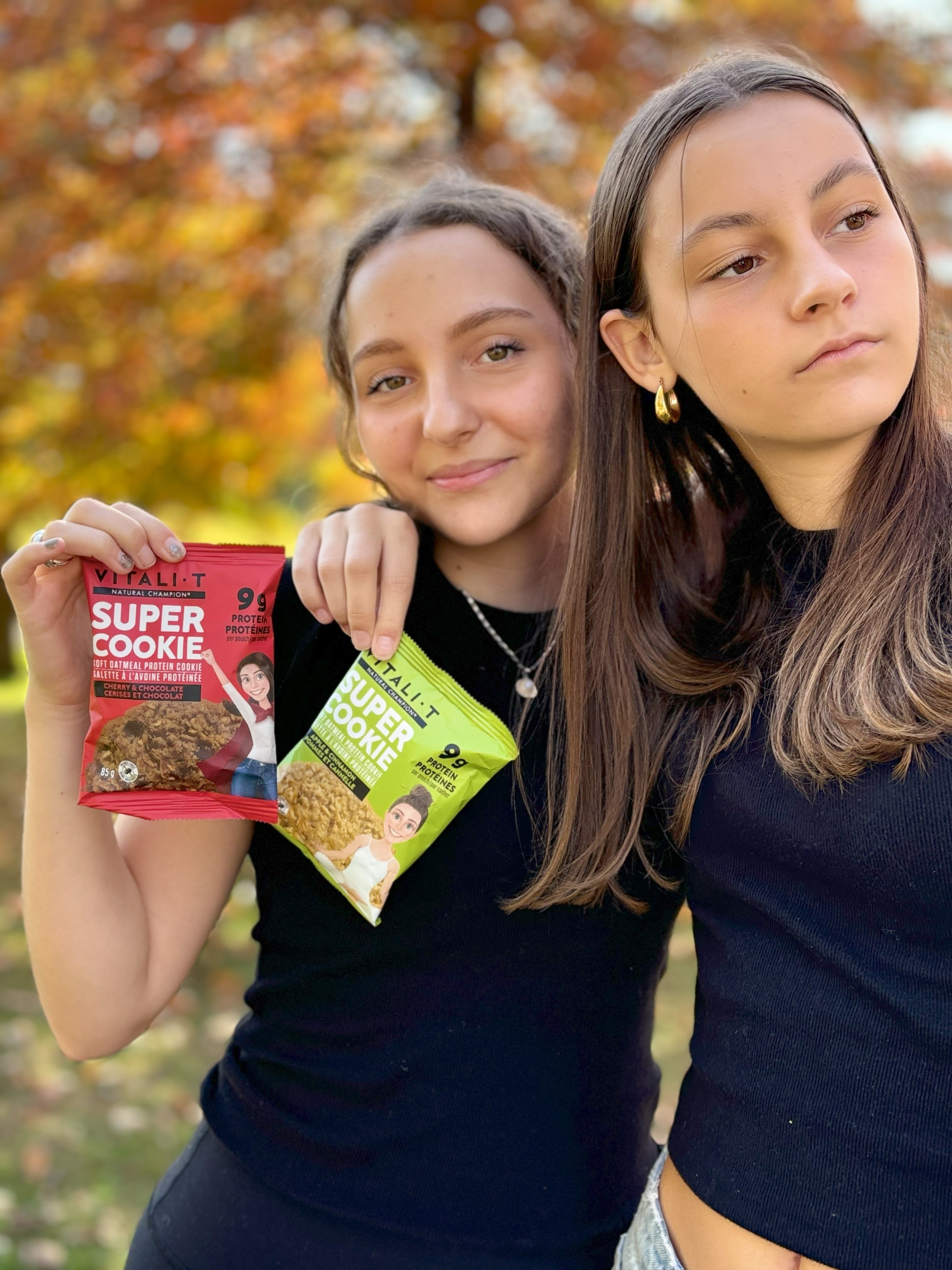 Collations à l'avoine cerises et chocolat - boîte de 12x85G - Vitali-T - Vitali-T Snacks/Collations