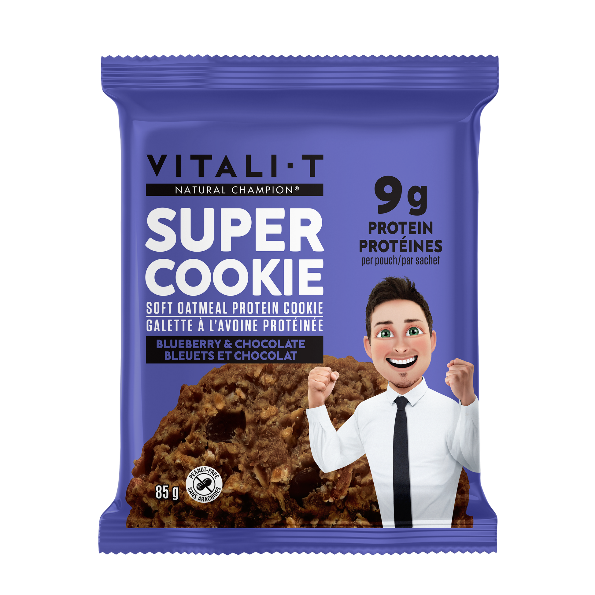 COLLATION BLEUETS ET CHOCOLAT 12x85G - Vitali-T Snacks/Collations