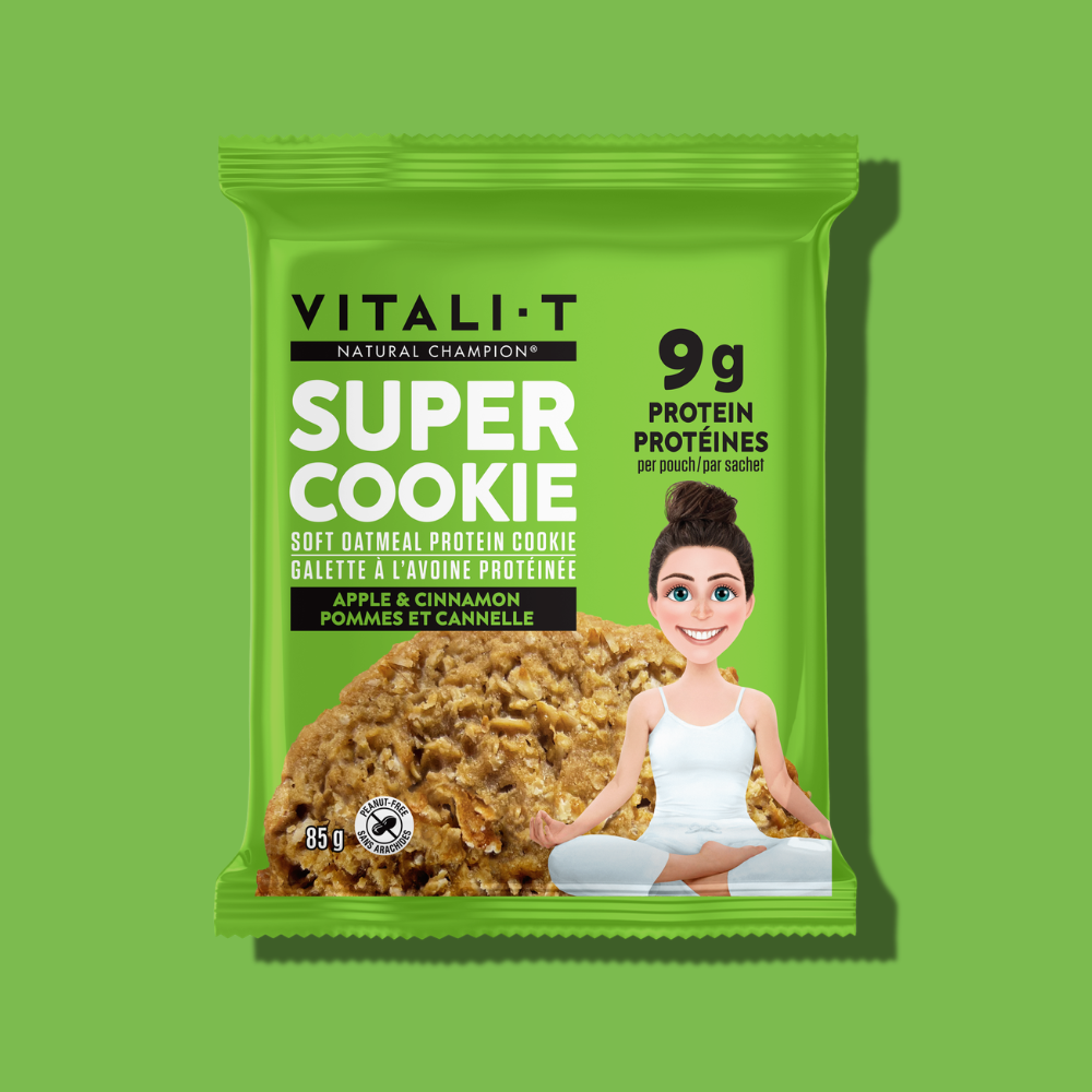 Super Cookie protéiné - Pommes et cannelle